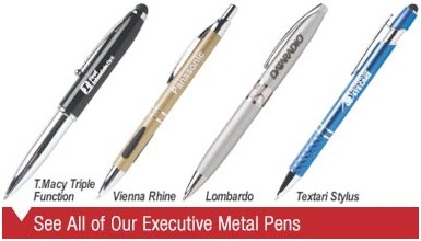 Custom metal pens