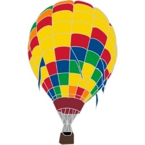 Balloon trading pin