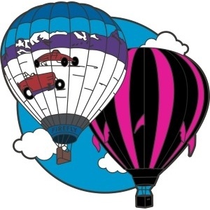 Custom balloon pin