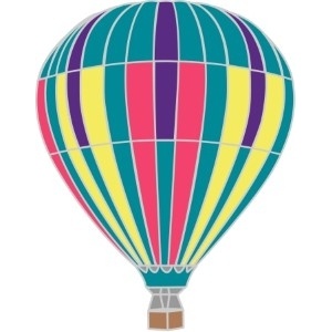 Balloon trading pin