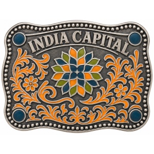 Die struck custom belt buckle