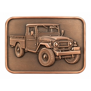 Soft enamel belt buckle