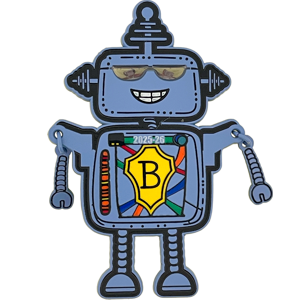 Elementary Beta Club trading pins