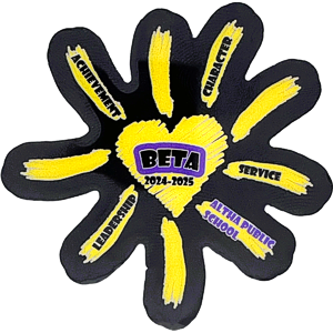 School Beta Club trading pins