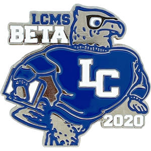 Elementary Beta Club pins