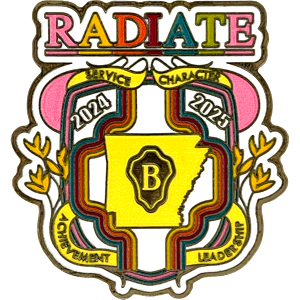 Custom Beta Club pins