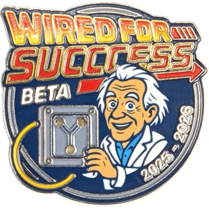Custom Beta Club pins
