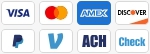 Accepted forms of payment
