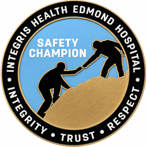 Integris Health Safety champion pins
