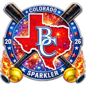 Colorado Sparkler softball pin
