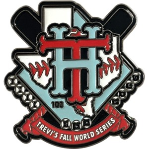 custom baseball pin trevi's world series