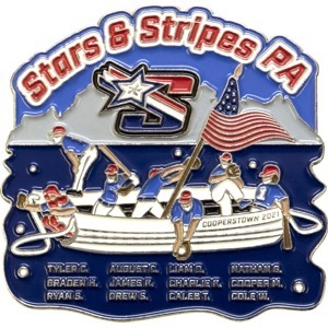 custom baseball pin with spinner