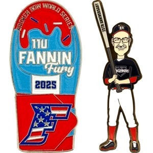 custom baseball pin for Cooperstown