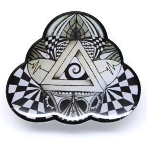 custom lapel pin photoscreen printed with ultimate detail
