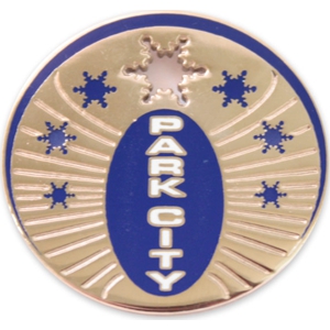 Custom ski resort pin