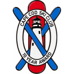 Custom skiing pin