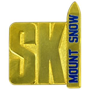 Ski resort pins