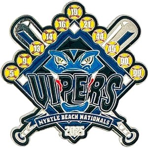 custom softball pin for trading