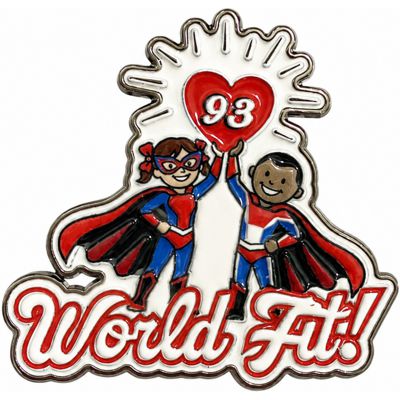 custom UV print pin sample