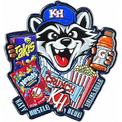 Custom full-color die struck pins
