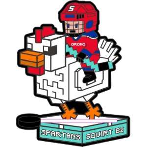 Hockey trading pin