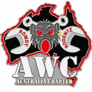Custom motorcycle chapter pins