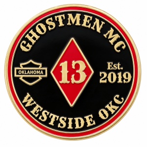 Motorcycle chapter pin