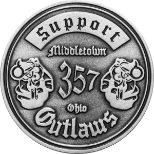 Custom motorcycle pins