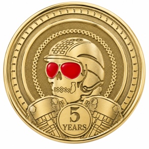 Custom motorcycle pin