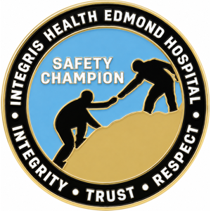 Custom safety award pins