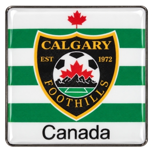 Soccer team trading pin