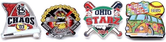 fastpitch softball pins