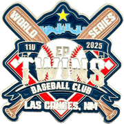 Custom USA Baseball Pins