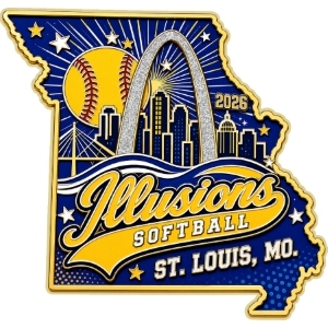 USA Softball trading pin